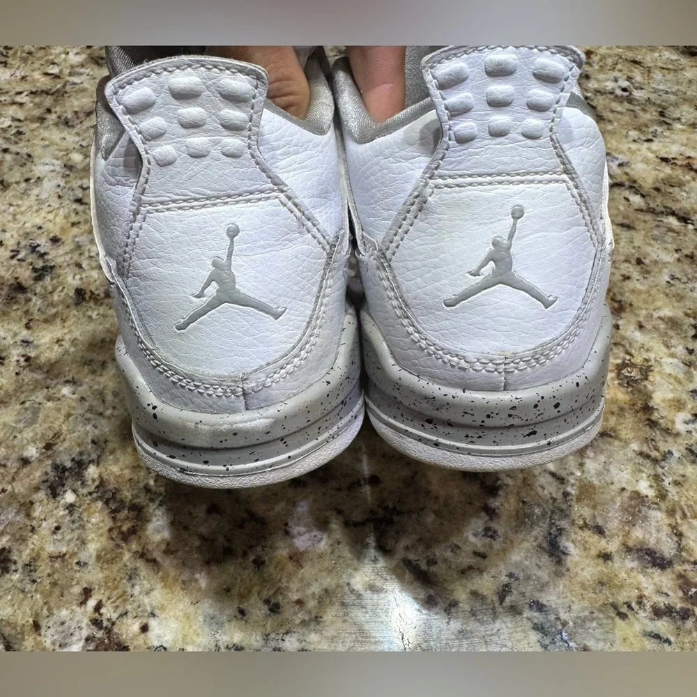 Kids White and Red Sneakers